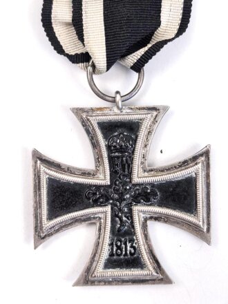 Eisernes Kreuz 2. Klasse 1914 am Band.  Kein Hersteller  im Bandring, Fertigung aus den 1930iger Jahren