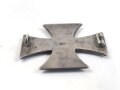 Eisernes Kreuz 1. Klasse 1914.  Hersteller CD800 im Bandring für Carl Dillenius "800" Silber. Die Nadel fehlt