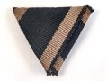Dreiecksband für Eisernes Kreuz 2. Klasse 1914. Österreichische Trageweise
