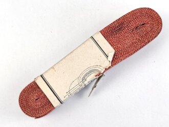 Osmanisches Reich, Ordensband zum Eisernen Halbmond ( sogenannter Gallipoli Stern)  2. Stufe. , Breite 25mm, sie erhalten je 15cm von der Rolle abgeschnitten