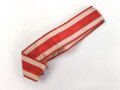 Osmanisches Reich, Ordensband für eine Bandspange zum Eisernen Halbmond ( sogenannter Gallipoli Stern)  2. Stufe.  Breite 15mm, Länge 17cm