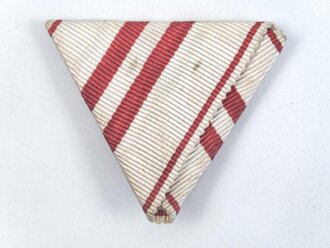 Österreich, Dreiecksband zur Kriegs-Erinnerungsmedaille 1914 - 1918