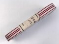 Österreich, Bündel Band für die Bandspange zur zur Kriegs-Erinnerungsmedaille 1914 - 1918. Breite 15mm, in der originalen Banderole, laut dieser 20 Meter