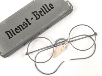 Dienstbrille Wehrmacht, nicht verausgabt, daher noch...