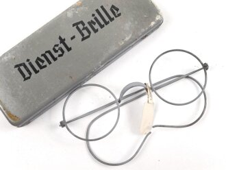 Dienstbrille Wehrmacht, nicht verausgabt, daher noch...