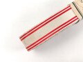 Österreich, Bündel Band zur Bandspange der Rot Kreuz Medaille . Breite 15mm , in der originalen Banderole, laut dieser 10 Meter