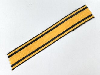 Württemberg, Band zum Wilhelmskreuz, Breite 25mm, Länge 18cm