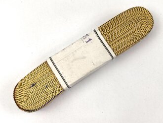 Schwarzburg Rudolstadt, Bündel Band für Bandspangen für diverse Ehrenzeichen, Breite 15mm, in der originalen Banderole, laut dieser 10 Meter