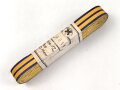 Schwarzburg Rudolstadt, Bündel Band für Bandspangen für diverse Ehrenzeichen, Breite 15mm, in der originalen Banderole, laut dieser 10 Meter