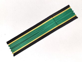 Sachsen Weimar, Ordensband zur Medaille für Lebensrettung 1881. Breite 30mm, Länge 14cm