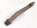 Lederner Halteriemen für eine frühe Gasmaskendose Luftschutz/ Zivilschutz