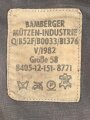 Bundeswehr, Barett für einen Angehörigen der Panzergrenadiere. Kopfgrösse 58, Einzelstück aus Sammlungsauflösung