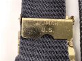 U.S. Air Force, Hosengürtel in gutem Zustand, Gesamtlänge 89cm