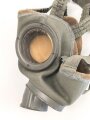 Luftschutz / Werkschutz. Gasmaske Modell 1930, Ausführung als S-Maske für den Luftschutz, datiert 1938. Weich, guter Zustand