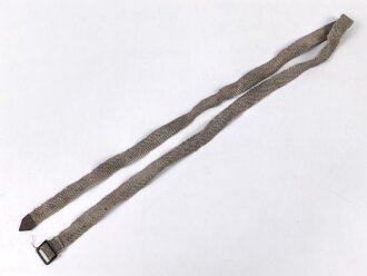 Webbandriemen Wehrmacht. Breite knapp 3cm, Gesamtlänge etwa 144cm