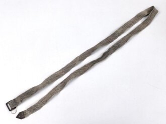 Webbandriemen Wehrmacht. Breite knapp 3cm, Gesamtlänge etwa 144cm