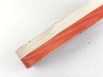 Lübeck, Band für eine Bandspange zum Hanseatenkreuz. Breite 15mm, Länge 13,5cm