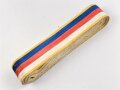 Ordensband zur Kolonialauszeichnung ( sogenannter Löwenorden) 2. Stufe. Breite 25mm, sie erhalten je 15cm von der Rolle abgeschnitten