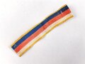 Ordensband für eine Bandspange zur Kolonialauszeichnung ( sogenannter Löwenorden) 2. Stufe. Breite 15mm, Länge 7cm