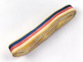 Ordensband für eine Bandspange zur Kolonialauszeichnung ( sogenannter Löwenorden) 2. Stufe. Breite 15mm, sie erhalten je 10cm von der Rolle abgeschnitten