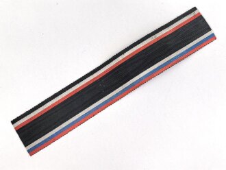 Ordensband für Kriegsgefangenen Heimkehrer Medaille 1914-1918. Breite 25mm, Länge 14cm, leicht angeschmutzt