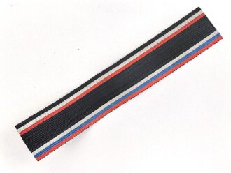 Ordensband für Kriegsgefangenen Heimkehrer Medaille 1914-1918. Breite 25mm, Länge 14cm, leicht angeschmutzt