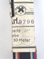 Ordensband für Kriegsgefangenen Heimkehrer Medaille 1914-1918. Breite 25mm, sie erhalten je 15cm von der Rolle abgeschnitten