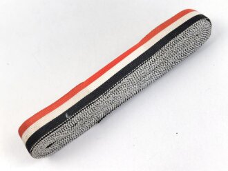 Ordensband zum Ehrenkreuz 2. Klasse des Bund Deutscher Marine Vereine. Breite 15mm, sie erhalten je 10 cm von der Rolle abgeschnitten