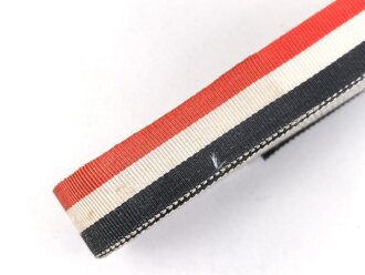Ordensband zum Ehrenkreuz 2. Klasse des Bund Deutscher Marine Vereine. Breite 15mm, sie erhalten je 10 cm von der Rolle abgeschnitten
