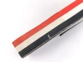 Ordensband zum Ehrenkreuz 2. Klasse des Bund Deutscher Marine Vereine. Breite 15mm, sie erhalten je 10 cm von der Rolle abgeschnitten