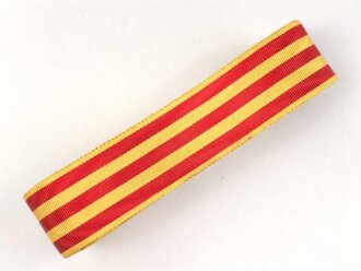 Freistaat Baden, Ordensband zur Rettungsmedaille. Breite...