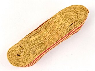 Freistaat Baden, Ordensband zur Rettungsmedaille. Breite 25mm, sie erhalten je 15cm von der Rolle abgeschnitten