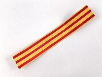Freistaat Baden, Ordensband für die Bandspange zur Rettungsmedaille. Breite 15mm, Länge 9,5cm
