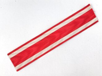 Hessen , Ordensband zum Feuerwehr Ehrenzeichen für 40 Jahre ab 1922. Breite 30mm, Länge 12cm