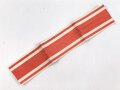 Thüringen , Ordensband zum Feuerwehr Ehrenzeichen für 25 Jahre ab 1925. Breite 30mm, Länge 14cm