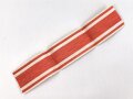 Thüringen , Ordensband zum Feuerwehr Ehrenzeichen für 25 Jahre ab 1925. Breite 30mm, Länge 14cm