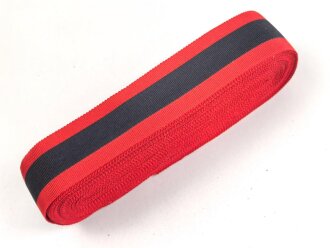 Spanien, Ordensband zum Orden von Joch und den Pfeilen ( Imperial del Yugo y las Flechas) Breite 30mm, sie erhalten je 15cm von der Rolle abgeschnitten
