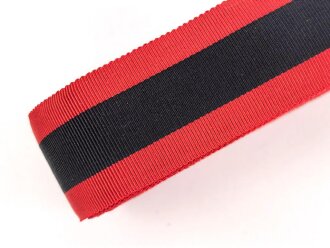 Spanien, Ordensband zum Orden von Joch und den Pfeilen ( Imperial del Yugo y las Flechas) Breite 30mm, sie erhalten je 15cm von der Rolle abgeschnitten