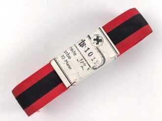 Spanien, Rolle Ordensband zum Orden von Joch und den Pfeilen ( Imperial del Yugo y las Flechas) Breite 30mm, in der originalen Banderole, laut dieser 10 Meter