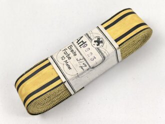 Württemberg,  Ordensband  zum Wilhelmskreuz. Breite 30mm, sie erhalten je 15cm von der Rolle abgeschnitteni