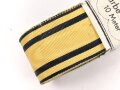 Württemberg,  Ordensband  zum Wilhelmskreuz. Breite 30mm, sie erhalten je 15cm von der Rolle abgeschnitteni