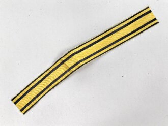 Württemberg,  Ordensband für die Bandspange zum Wilhelmskreuz. Breite 15mm,Länge 13cm