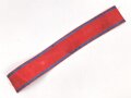 Württemberg,  Ordensband für die Dienstauszeichnungen. Breite 25mm, Länge 22cm, angeschmutzt