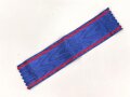 Oldenburg, Ordensband zur Rot Kreuz Medaille 1907. Breite 35mm, Länge 15cm