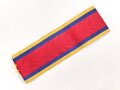 Oldenburg, Ordensband zur Erinnerungsmedaille 1866. Breite 32mm, Länge 19cm