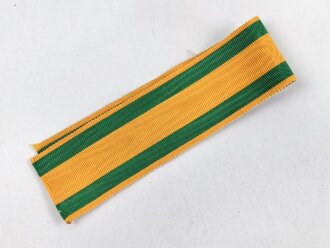 Baden, Ordensband zum Verdienstkreuz vom Zähringer Löwen. Breite 30mm, Länge 21cm