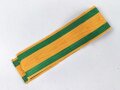 Baden, Ordensband zum Verdienstkreuz vom Zähringer Löwen. Breite 30mm, Länge 21cm