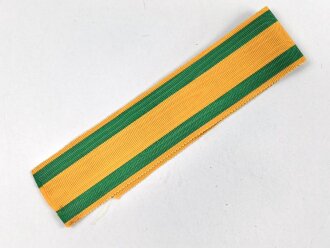 Baden, Ordensband zum Verdienstkreuz vom Zähringer Löwen. Breite 30mm, Länge 23cm