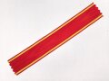 Baden, Ordensband für eine Dienstauszeichnung. Breite 25mm, Länge 15cm