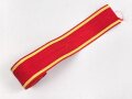 Baden, Ordensband für eine Dienstauszeichnung. Breite 25mm, sie erhalten je 15cm von der Rolle abgeschnitten